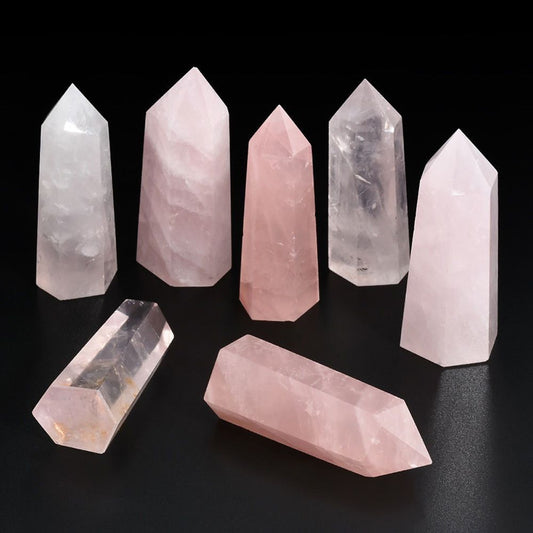 1PC 100% Natural Large Rock Pink Rose Quartz